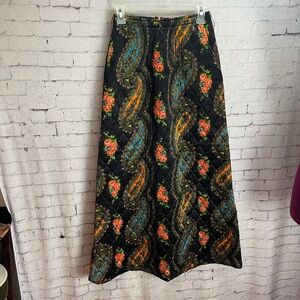 Loungewear by Danville size small quilted maxi house skirt